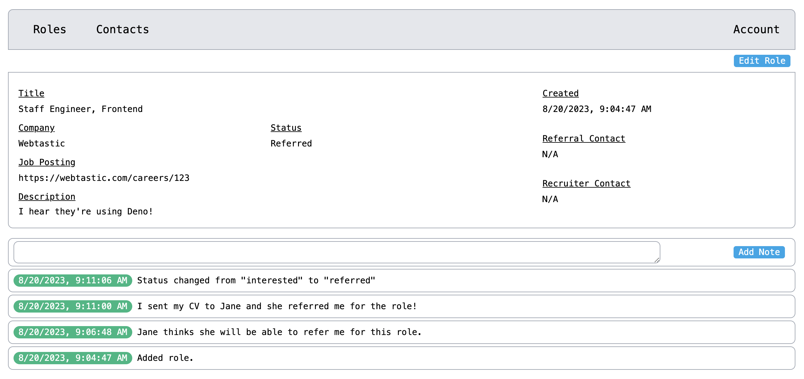 Product screenshot