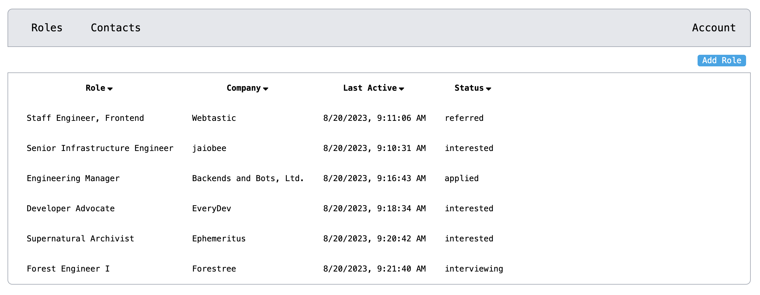 Product screenshot